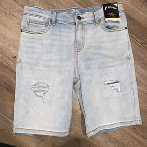 Girls Denim Jean Shorts - Art Class M (8) - Picture 1 of 2
