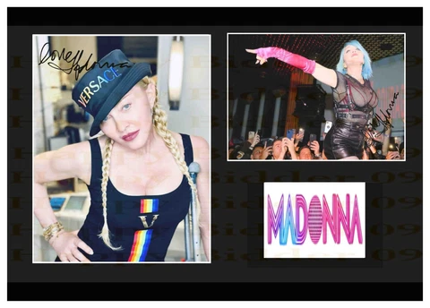 A3 Mounted Signed Madonna Gay Pride  AWESOME BEAUTILFUL ITEM TO OWN Cover