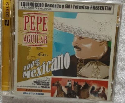 Pepe aguilar, Musica rancheras incluye 2 cds Foto 1 de 4