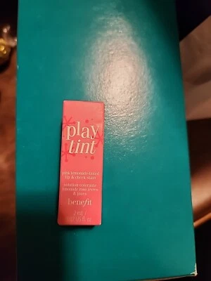 Benefit Play Tint 6.0ml/0.2oz "Pink Lemonade" Travel Size New in box - Image 1 of 2