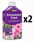 2 X Vitax Ericaceous Plant Feed Food Azaleas Camellias Rhododendrons 1 Litre