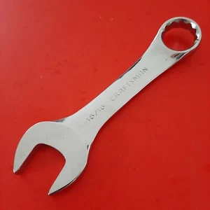 15/16" Craftsman USA Professional Polished Stubby Combination Wrench 44102 - Picture 1 of 9