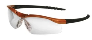 Crews DL219AF Safety Glasses Orange Frame and Clear Mirror Indoor/Outdoor Lens - Picture 1 of 1