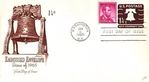 USA FDC - 1965 - 1 1/4 c Auth. NonProfit Org., Scott #s U547 Artmaster - Picture 1 of 1