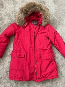 Woolrich Damen Parka Rot L Mit Mega Pelz - Bild 1 von 5