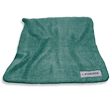 Miami Hurricanes 60'' x 50'' Frosty Fleece Blanket Cover