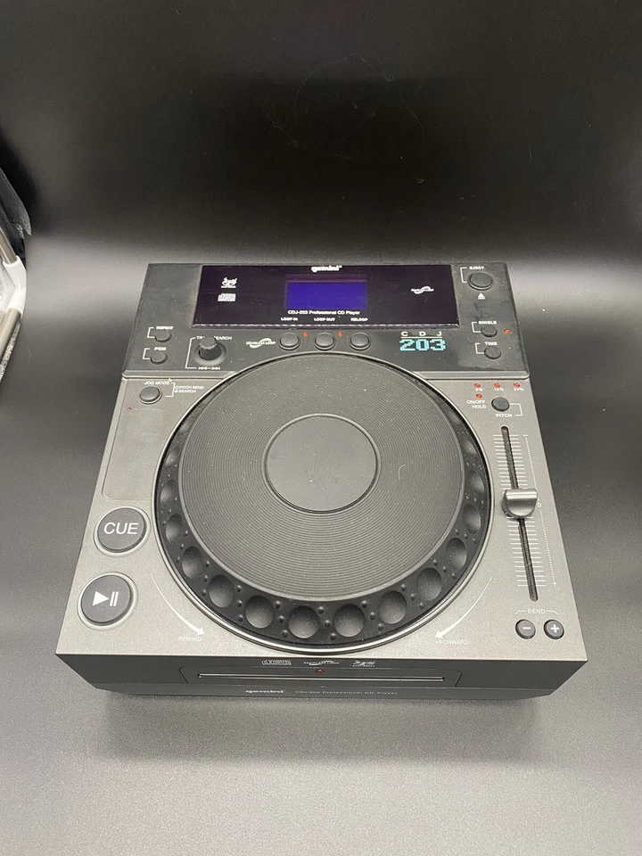 Reproductor de CD profesional Gemini CDJ-203 -SIN PROBAR - sin cable de alimentación Foto 1 de 4