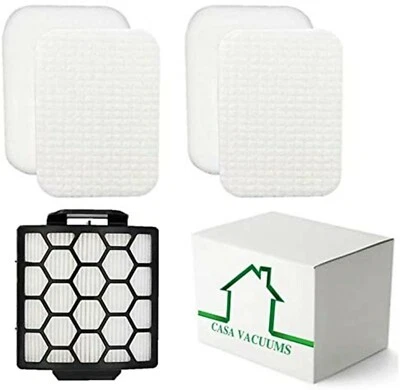 CASA VACUUMS 1 HEPA + 2 Foam Filter for Shark Navigator Pet Plus NV150 NV251 NV255 ZU62 ZU60