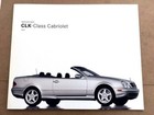 2003 Mercedes Benz CLK320 CLK430 Cabriolet 20-page Sales Brochure Catalog