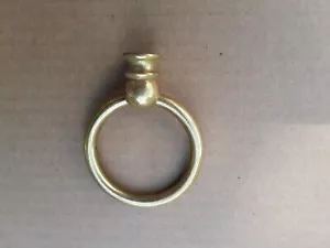 Vintage Brass Chandelier Finial Chain Loop Light Fixture Restoration Parts - Picture 1 of 1