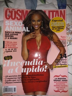 TYRA BANKS COSMOPOLITAN MEXICAN MAGAZINE MEXICO SPANISH FEBRUARY  2013 - Image 1 of 2