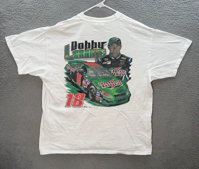 Camisa Vintage Chase Authentics Adulto XL Blanca Bobby Labonte Nascar Grunge Y2K Foto 1 de 4