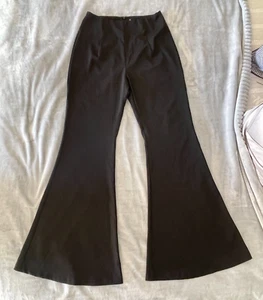 Womens Pants Lumier by Bariano Designer Sample Black Flare Dress Pants Size XS - Picture 1 of 17