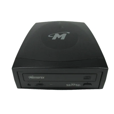 Memorex CD-RW Drive Model MRX523252AJEL-1 External Disc Drive No Cords /Untested - Image 1 of 4