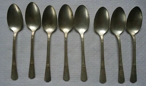 Hof versilberte Teelöffel - 8 Stück passender Silberteller / Silber 1939 - Bild 1 von 3
