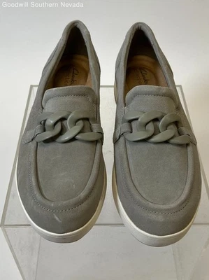 Clarks Collection Women's Gray Casual Slip-On Shoes- Size 9.5 - Image 1 of 4