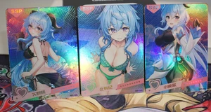 Ganyu Genshin Impact Summer Love Foil Waifu Juego de Tarjetas Lote 3 - Imagen 1 de 5