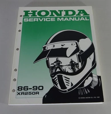 Manual De Taller Honda XR 250 R De 1986 A 1990 - Imagen 1 de 4