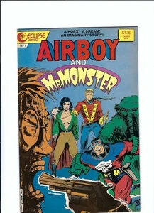 AIRBOY AND MR.MONSTER #1, VF/NM, Michael Gilbert, Eclipse 1987 more in store - Picture 1 of 2