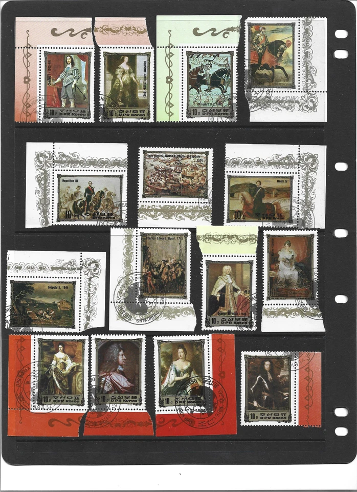 KOREA  STAMPS     CTO"s  15 Different    Interesting Collection - Image 1 of 1
