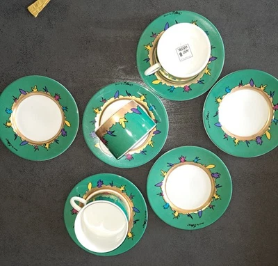 Art Werk Ysenburg Wächtersbach Kaffeetassen mit Teller - Bild 1 von 2