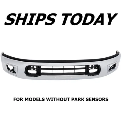 NEW Chrome Front Bumper Assembly For 2017 2018 2019 Nissan Titan - Image 1 of 4