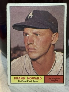 Frank Howard #280 1961 Topps Washington Senators Baseball Card MLB VG - Picture 1 of 2