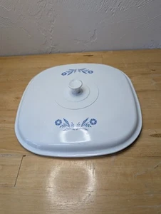 VTG Corning Ware Lid Only Blue Cornflower PYROCERAM Casserole  1960’s - Picture 1 of 7