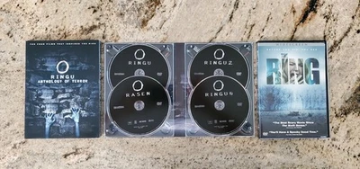 RINGU ANTHOLOGY OF TERROR DVD HORROR LOT RASEN + FREE THE RING 5 FILM COLLECTION - Image 1 of 4