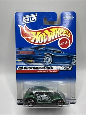 2000 HOT WHEELS ''CD CUSTOMS SERIES'' #029 = CHRYSLER PRONTO = GREEN , 0910 - Image 1 of 2