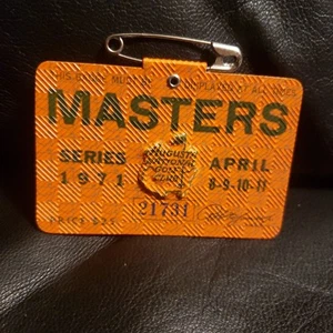 1971 MASTERS BADGE CHARLES COODY #21731 - Picture 1 of 3
