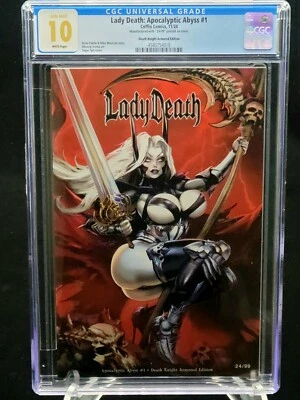 Lady Death: Apocalyptic Abyss #1 [Rare] [Variant] - CGC 10 - Image 1 of 2