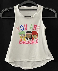 BCG Girls Youths White Polyester Activewear Tank Top Size XS - Picture 1 of 12