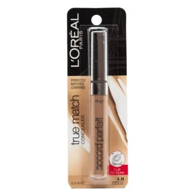 LOREAL True Match Concealer BEIGE 4.N NEW IN PACKET - Image 1 of 4