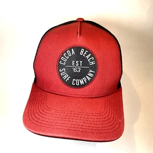 Cocoa Beach Surf Company Trucker Cap Hat Adjustable Snap Back OSFA - FLA Surfing - Picture 1 of 10