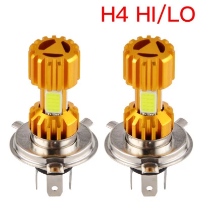 2pcs H4 LED Headlight Bulb For Yamaha Apex RX10P ER GT LTX Bravo BR250T FX Nytro - Image 1 of 4