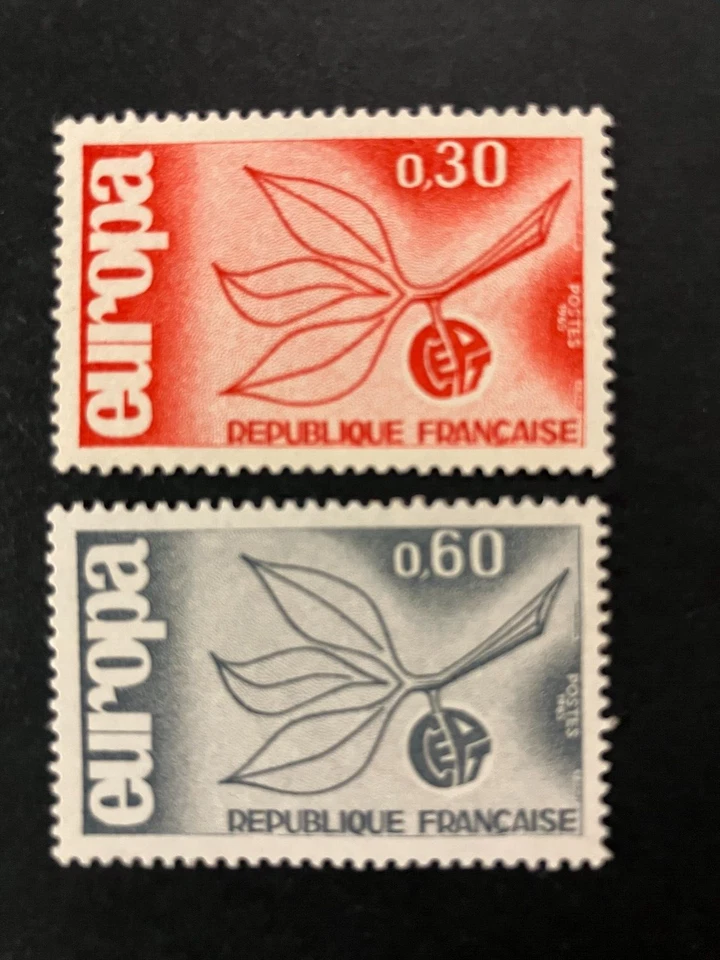France 1965 - Europa, plant stamps set MNH - Image 1 of 1