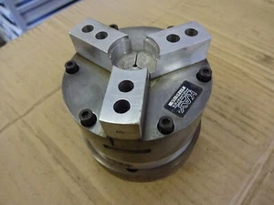 3 Backenfutter Druckluft Druckluft Op. Spannfutter 4" Frontaufnahme Softbacken - Bild 1 von 7