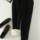 Ladies Sherpa Harem Pants Fleece Lined Trousers Winter Warm Casual Thick Fashion