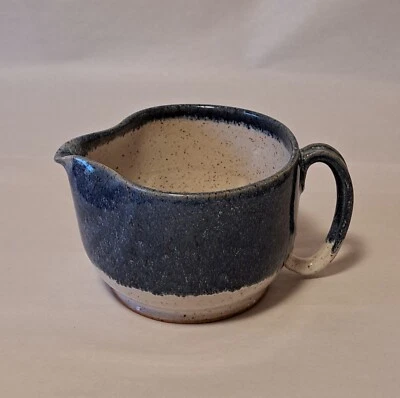 White Squirrel Clayworks Gravy Bowl Blue Frost Ombre REALLY NICE!! - Image 1 of 4