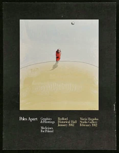 1982 POLES APART Museum / Kunstausstellung Jurek Wajdowicz SIGNIERT 87/300 - Bild 1 von 2