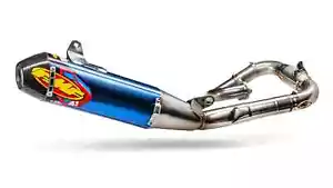 FMF Factory 4.1 Full Exhaust Pipe Blue Yamaha 2020 2021 2022 YZ450 YZ450F 044461 - Picture 1 of 3