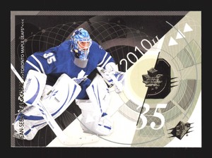 2010 SPx #93 Jean-Sebastien Giguere    Toronto Maple Leafs