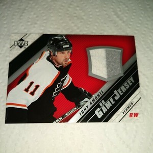 Tony Amonte 2005 Upper Deck Game-Used Jersey #J-TA Flyers Calgary Flames
