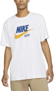 Nike Mens NSW City Short Sleeve Miami CW0841-100 Size M White - Picture 1 of 1