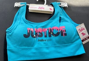 New Girl’s 2 Pack Justice Sports Bras Size: 30 - Picture 1 of 2