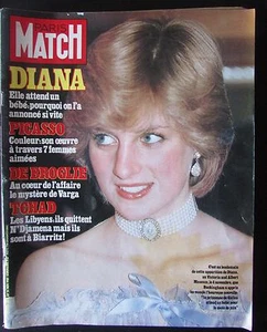 1981 PARIS MATCH LADY DIANA PICASSO DE BROGLIE TCHAD MANEUVERS SOLDIERS BEIJING - Picture 1 of 1