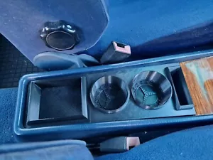 BLACK Mercedes Benz W123 and W124 Cup Drink Holder Big Cups + Storage - Picture 1 of 5