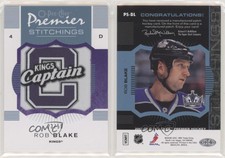 2007-08 O-Pee-Chee Premier Stitchings Parallel 50 /50 Rob Blake #PS-BL HOF