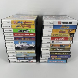 Lot Of 24 Nintendo DS Empty Cartridge Cases + Manuals Only NO GAMES INCLUDED